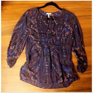 Joie Boho Floral Top, size S